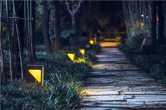 城市夜景燈光照明